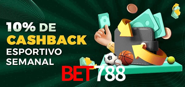 10% de bônus de cashback na Bet788